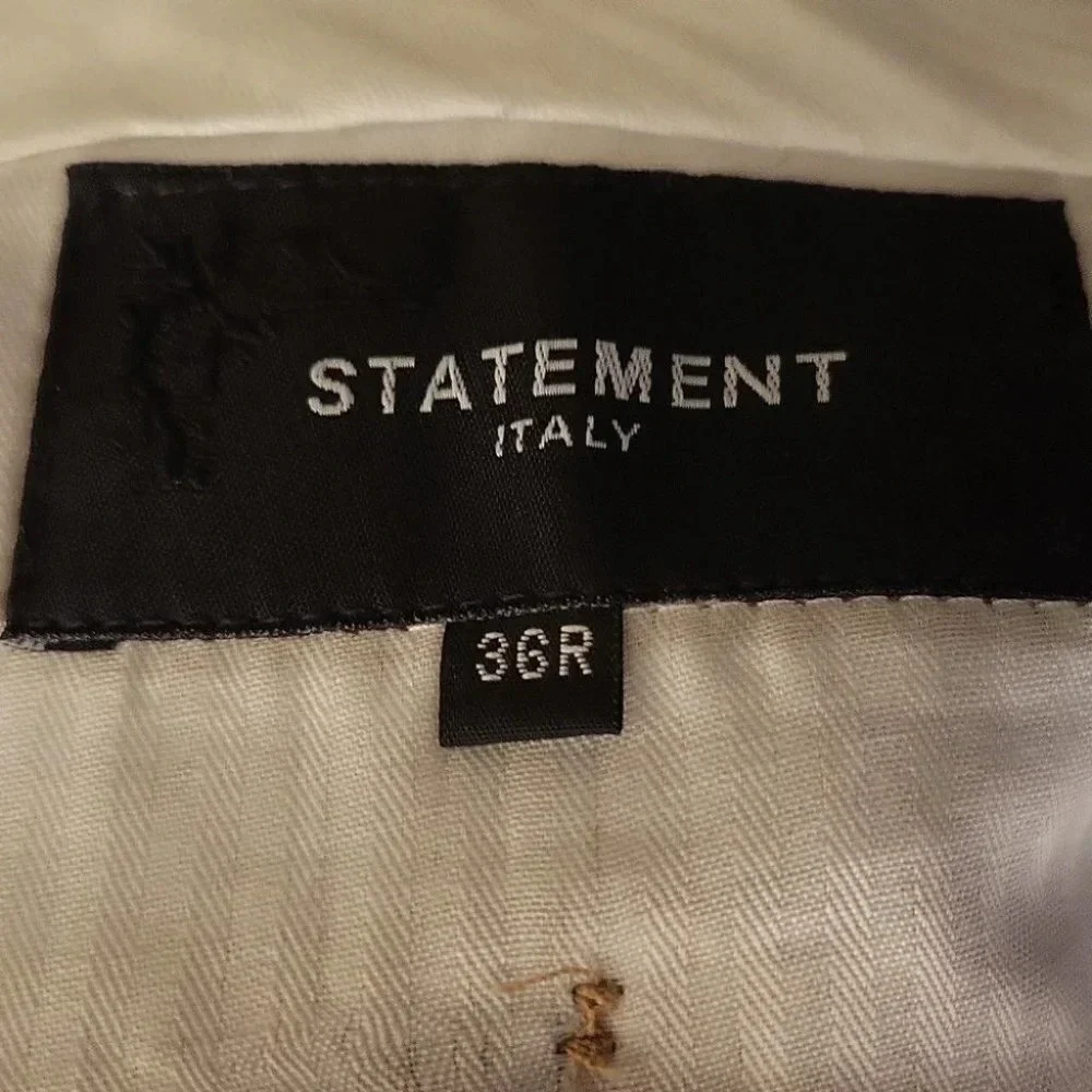 Men's 3pc Suit by Statement Italy (Style - SB2 size 42R/36R)